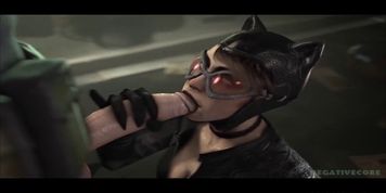 Big dick Batman and Arkham babes fucking hard