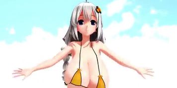 [MMD] Kizuna Akari "DeepBlueTown"