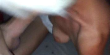 Skinny Blonde MILF Gets a Facial