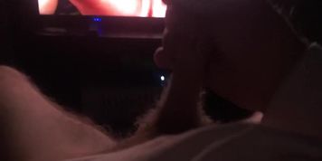 stroking it 