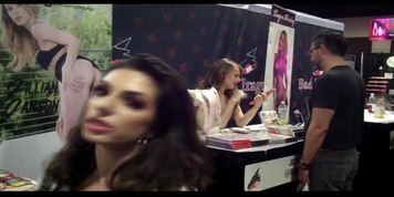 Darcie Dolce with Jiggy Jaguar Exxxotica Expo 2019 SDenver Co