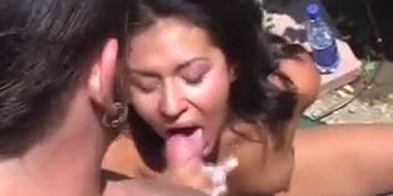 Asian Mary Jane Outdoors Getting Fucked (Gabriella Banks, Nevaeh Lace, Smoking Mary Jane, Tiffany Walker)