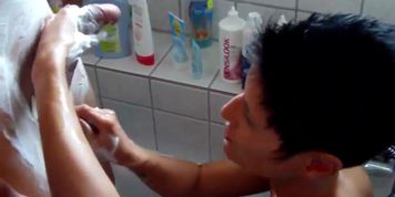 mature shave stepson