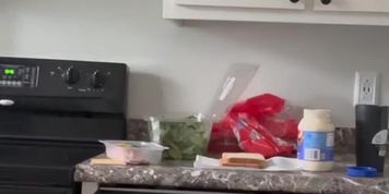 Diamond Monroe in the kitchen