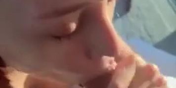 Veronica Perasso - Morning Blowjob Swallow Video Leaked (Alena H)