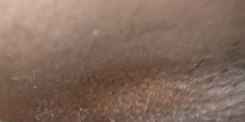 Black girl letting her husband play in her pussy 
