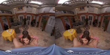 VR BANGERS Afternoon Outdoor Fucking With Sexy Adriana Chechik VR Porn