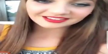Gorgeous young girl smoking sexy