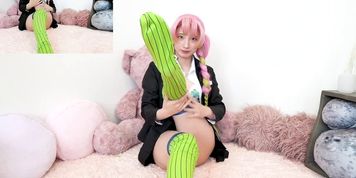 ASMR - U-chan - Glass Licking + Masturbation