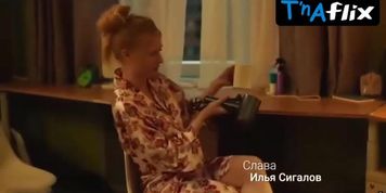 Alina Voskresenskaya Breasts,  Underwear Scene  in Univer. Molodye