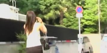 What an Asian cutie is involved in this sharking Japan video