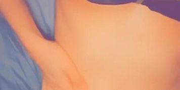 Shy girl being a tease on Snapchat 