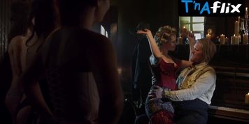Elysia Rotaru Lesbian,  Breasts Scene  in Dead Again In Tombstone