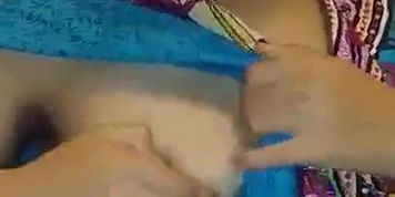 Indian NRI Girl teaching how to milk her boobs...