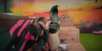 Anal queen Cali Caliente showing of her skill with her huge toys!