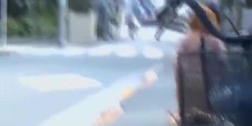 Three hot Asian ladies were exposed to skirt sharking