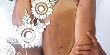 Latina in yellow is fucked rough on table