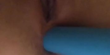 Toy in my tight ass, wish it was a real dick