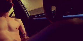 Twink Exhibitionist Drive Thru