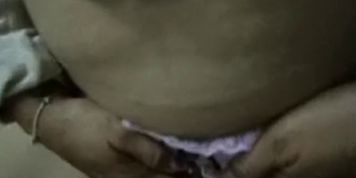 My Thai Wife and I in Tiny Panties F7ucking and I Cum on her Panties Damn h