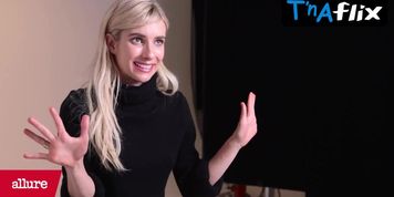 Emma Roberts Sexy Scene  in Emma Roberts January 2016 Allure Cover Shoot