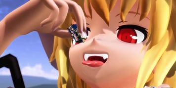 [Giantess MMD] Flandre Vore (by gonzres)
