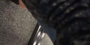 Candid Japanese Shoeplay in Class