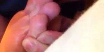 Toe Sucking Up Close