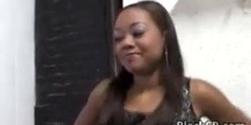Hot ebony blows and deepthroat bunch of white cocks