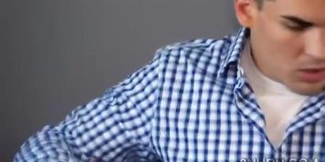 Beautiful Latina offers sexy massage to nervous guy