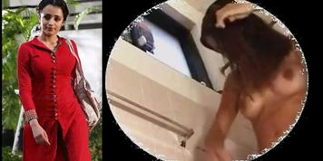 Indian Girl Actress Trisha Bathing - Full Nude