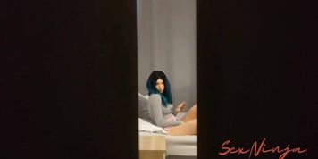 Step-Sister Finds Me In The Closet