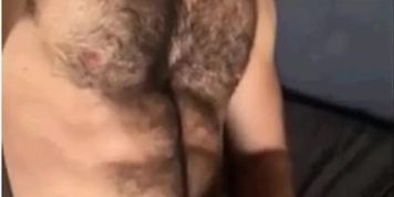 Hairy Muscle Man Shoots A Big Loads.