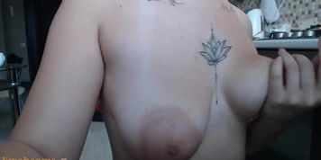 Fucking my submissive wife in the kitchen.