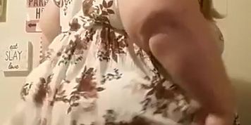 Huge belly ssbbw blonde