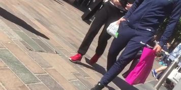 Public bulge in trackies