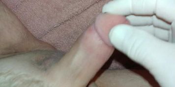 my pencil cock wants to squirt cum on a Big Clit!!