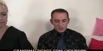 Job interview leads to threesome
