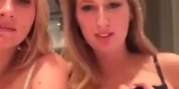 Blonde Russian Teens Flashing Boobs On Periscope Live