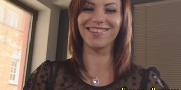 Glamour slut banged bbc
