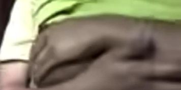 Ebony thot tit flash / cumshot 