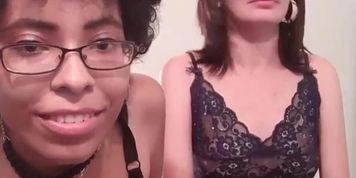 Two babes cam tease