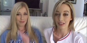 blonde slut threesome