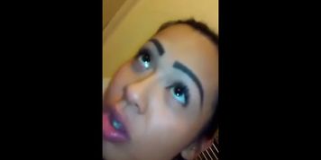 Very sexy Teen give me Amazing Blowjob and Cum Swallow