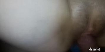BBW Shaved Pussy cumming while fucked rough