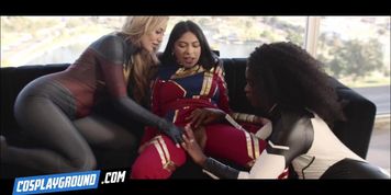Captain Marvel, Monica Rambeau, Ms. Marvel Screw Each Other (Blake Blossom, Re... (Ana Foxxx)