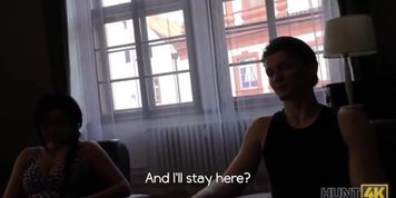 HUNT4K. Her boyfriend ket me fuck her properly for money