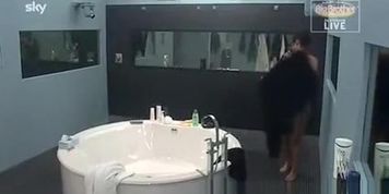 Nude in the shower