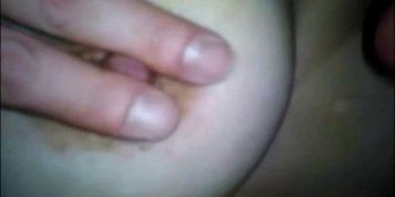 Releasing his hot cum all over her