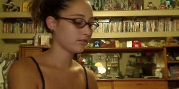 Nerdy Teen Gets Fucked In High Heels On Webcam